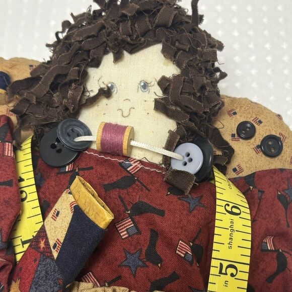 Vintage Ozark Mountain Crafts by Char Selena the Seamstress Angel 14.5" Tall - Picture 9 of 12